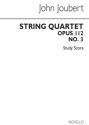 John Joubert, String Quartet No.3 Streichquartett Partitur