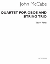 John McCabe, Quartet For Oboe And String Trio (Parts) Oboe, Violin, Viola and Cello Buch