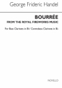 Georg Friedrich Hndel, Bourree From The Fireworks Music (B Clt) Bass Clarinet Buch