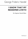 I know that my Redeemer Liveth for soprano and piano