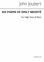 John Joubert, Six Poems Of Emily Bronte for Soprano and Piano Soprano Voice and Piano Buch