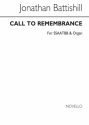 Jonathan Battishill, Call To Remembrance SATB and Organ Chorpartitur