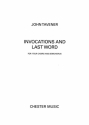 Tavener, J Invocations And Last Word 4 Choirs SATB Vocal Score