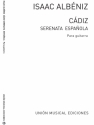 Isaac Albniz, Isaac Albeniz: Cadiz Serenata (Tarrega) Guitar Gitarre Buch