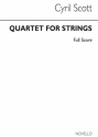 Cyril Scott, String Quartet No.1 Streichquartett Partitur