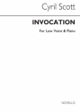 Cyril Scott, Invocation-low Voice/Piano (Key-d) Low Voice and Piano Buch