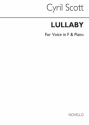 Cyril Scott, Lullaby Op.57 No.2 In F High Voice and Piano Buch