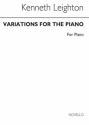 Kenneth Leighton, Variations For Piano Op. 30 Klavier Buch