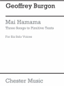 Burgon: Mai Hamama SATB Vocal Score