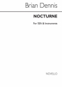 D. Dennis, Nocturne SSA Chorpartitur