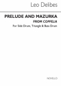 Lo Delibes, Prelude & Mazurka (Cobb) Perc Percussion Buch