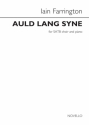 Auld Lang Syne SATB Chorpartitur