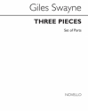 Giles Swayne, Three Pieces For String Quartet (Parts) Streichquartett Buch