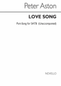 Peter Aston, Love Song SATB Chorpartitur