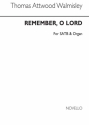 Thomas Attwood Walmisley, Remember O Lord SATB and Organ Chorpartitur