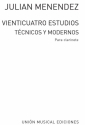 Julian Menndez, Veinticuatro Estudios Tecnicos Clarinet Clarinet Buch