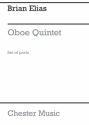 Brian Elias: Oboe Quintet (Parts) Oboe, String Quartet Parts