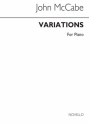 John McCabe, Variations For Piano Klavier Buch