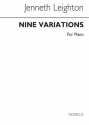 Kenneth Leighton, Nine Variations Op. 36 for Piano Klavier Buch