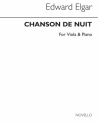 Edward Elgar, Chanson De Nuit Viola und Klavier Buch