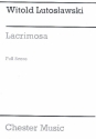 Lacrimosa for soprano mixed chorus nd orchestra Score