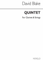 David Blake, Quintet For Clarinet & Strings Clarinet String Instruments Buch