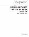 John Joubert, Six Miniatures After Kilvert Op.140 Violin Viola Buch