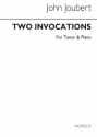 John Joubert, Two Invocations Op.26 Tenor Voice and Piano Buch