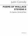 Justin Connolly, Poems Of Wallace Stevens (Parts) Soprano Clarinet Piano Accompaniment Buch