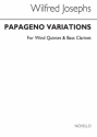 Wilfred Josephs, Papageno Variations Op.153 Bass Clarinet Wind Ensemble Wind Quintet Buch