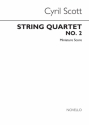 Cyril Scott, String Quartet No.2 Streichquartett Partitur