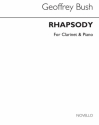 Geoffrey Bush, Rhapsody For Clarinet And Strings Klarinette und Klavier Buch