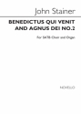 Sir John Stainer, Benedictus Qui Venit And Agnus Dei (No.2) In A & D SATB and Organ Chorpartitur