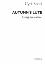 Cyril Scott, Autumn's Lute-high Voice/Piano High Voice and Piano Buch