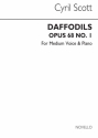 Cyril Scott, Daffodils Op68 No.1 (Key-b Flat) Medium Voice and Piano Buch