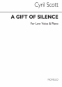 Cyril Scott, A Gift Of Silence Op43 No.1 (Key-f) Low Voice and Piano Buch