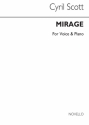 Cyril Scott, Mirage Op70 No.2 Voice/Piano Vocal and Piano Buch