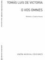 Toms Luis de Victoria, O Vos Omnes SATB Klavierauszug