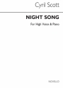 Cyril Scott, Night Song-high Voice/Piano (Key-e Flat) High Voice and Piano Buch