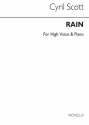 Cyril Scott, Rain-high Voice/Piano High Voice and Piano Buch