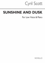 Cyril Scott, Sunshine And Dusk-low Voice/Piano Low Voice and Piano Buch