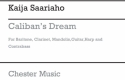 Caliban's Dream for baritone, clarinet, mandolin, guitar, harp and contrabass score