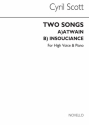 Cyril Scott, Two Songs Op56-high Voice/Piano High Voice and Piano Buch