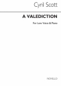 Cyril Scott, A Valediction-low Voice/Piano (Key-g) Low Voice and Piano Buch