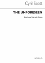 Cyril Scott, The Unforeseen Op74 No.3 (Key-b Flat) Low Voice and Piano Buch