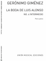 Gernimo Gimnez, Gimenez: La Boda De Luis Alonso No. 4 Klavier Buch