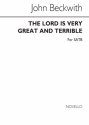 John Beckwith, Jc The Lord Is Very Great And Terrible Satb SATB Chorpartitur