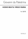 Giovanni Palestrina, Hodie Beata Virgo Maria SATB Chorpartitur