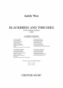 Judith Weir: Blackbirds And Thrushes - Bass-Baritone/Piano Bass Voice, Baritone Voice, Piano Accompaniment Vocal Work