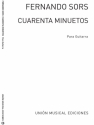 Cuarenta Minuetos Gitarre Buch